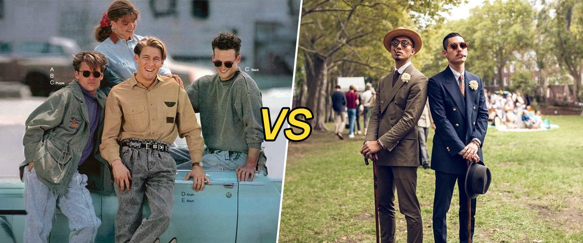 90s Generation Fashion vs 20s Generation – Thomas Scott