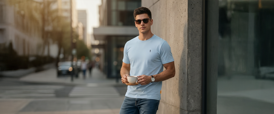 Which T-Shirt Goes Under a Shirt? Necklines, GSM and Colour for Layering Season