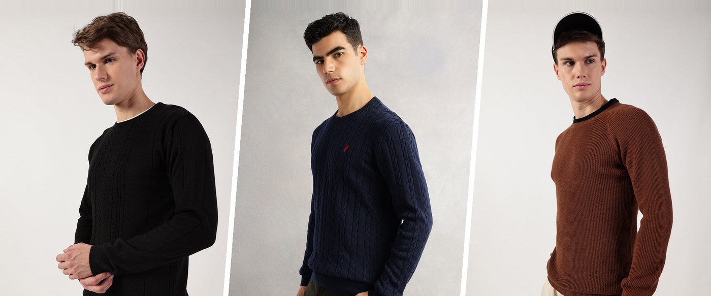 Sweaters for Men: Wool, Cotton and Acrylic Compared