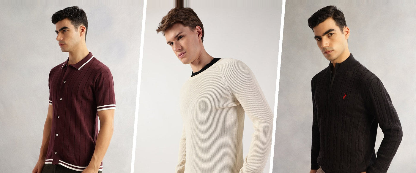 How to Wear a Sweater Over a Shirt Without Adding Bulk