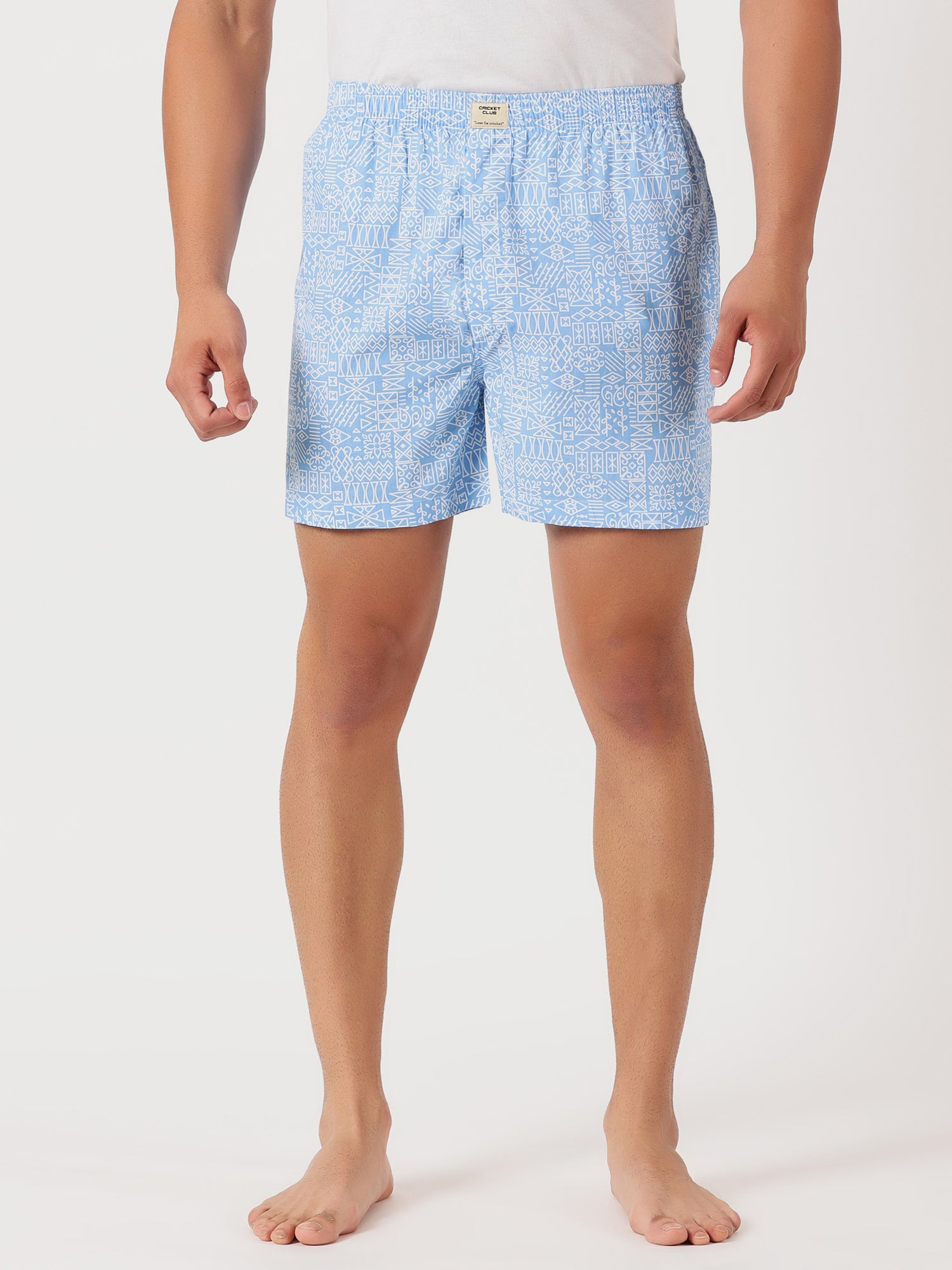 Thomas Scott Men Multicolor Cricket Club Regular Fit 100% Cotton Woven?Boxer Shorts (Pack of 3)