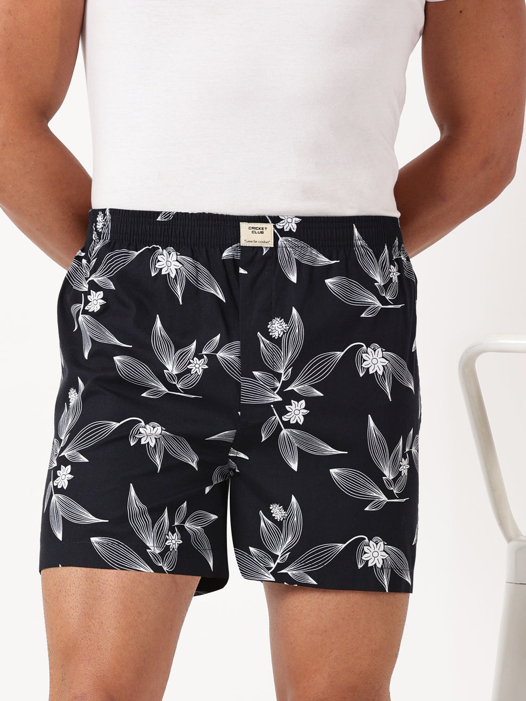 Thomas Scott Men Multicolor Cricket Club Regular Fit 100% Cotton Woven?Boxer Shorts (Pack of 3)