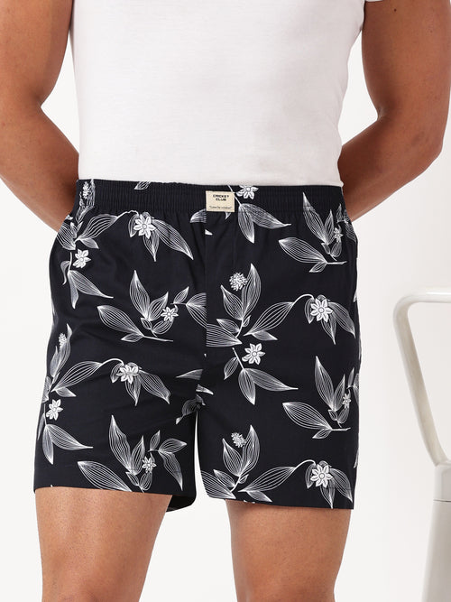 Thomas Scott Men Multicolor Cricket Club Regular Fit 100% Cotton Woven?Boxer Shorts (Pack of 3)