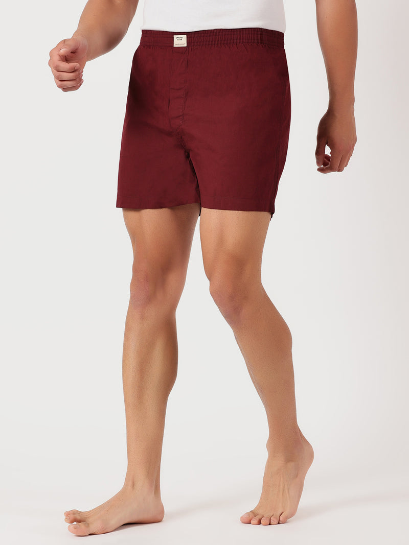 Thomas Scott Men Multicolor Cricket Club Regular Fit 100% Cotton Woven?Boxer Shorts (Pack of 3)