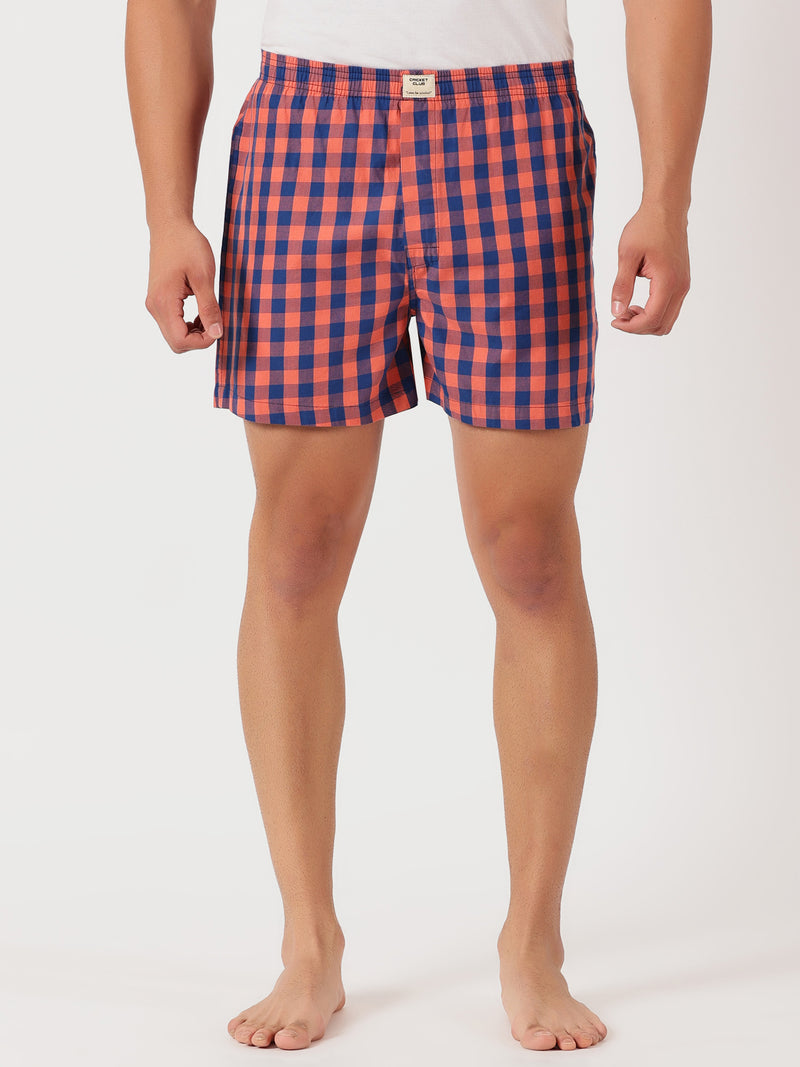 Thomas Scott Men Multicolor Cricket Club Regular Fit 100% Cotton Woven?Boxer Shorts (Pack of 3)