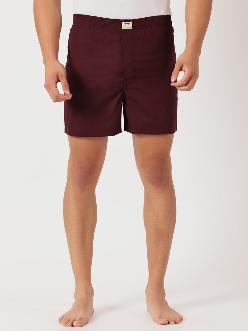 Thomas Scott Men Multicolor Cricket Club Regular Fit 100% Cotton Woven?Boxer Shorts (Pack of 3)
