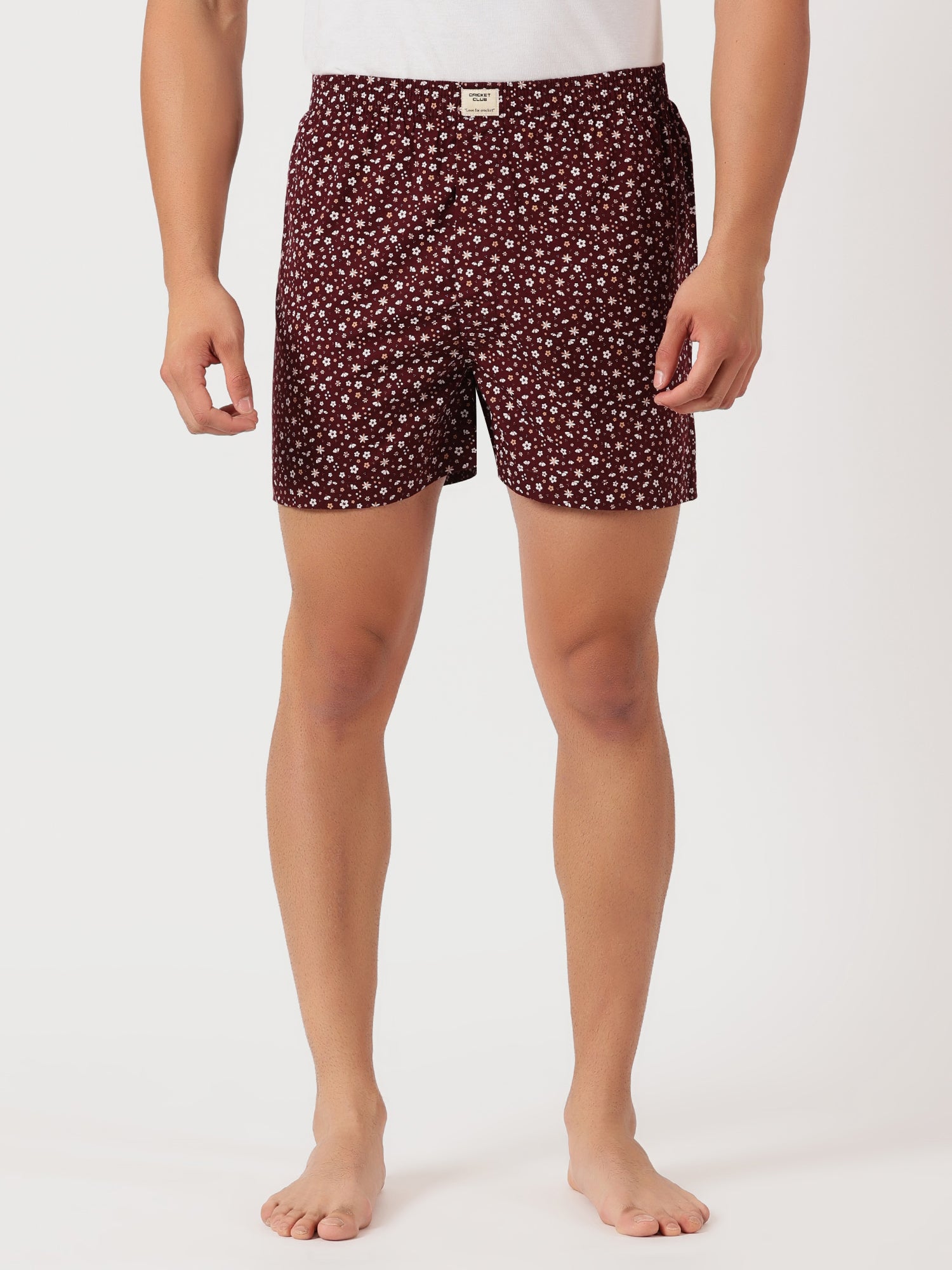 Thomas Scott Men Multicolor Cricket Club Regular Fit 100% Cotton Woven?Boxer Shorts (Pack of 3)