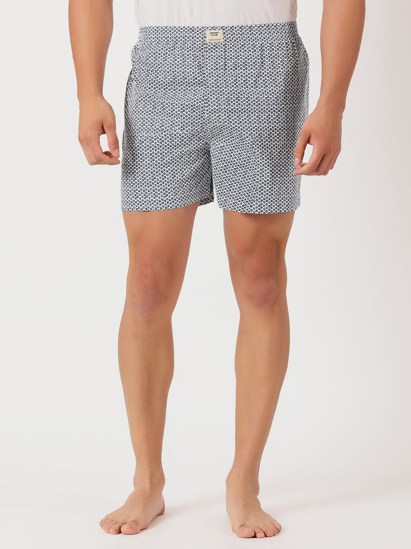Thomas Scott Men Multicolor Cricket Club Regular Fit 100% Cotton Woven?Boxer Shorts (Pack of 3)