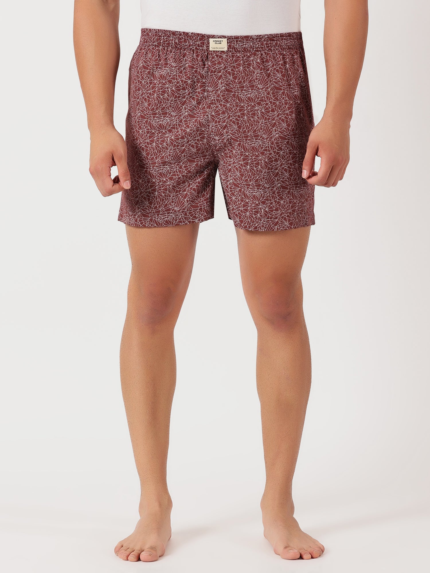 Thomas Scott Men Multicolor Cricket Club Regular Fit 100% Cotton Woven?Boxer Shorts (Pack of 3)