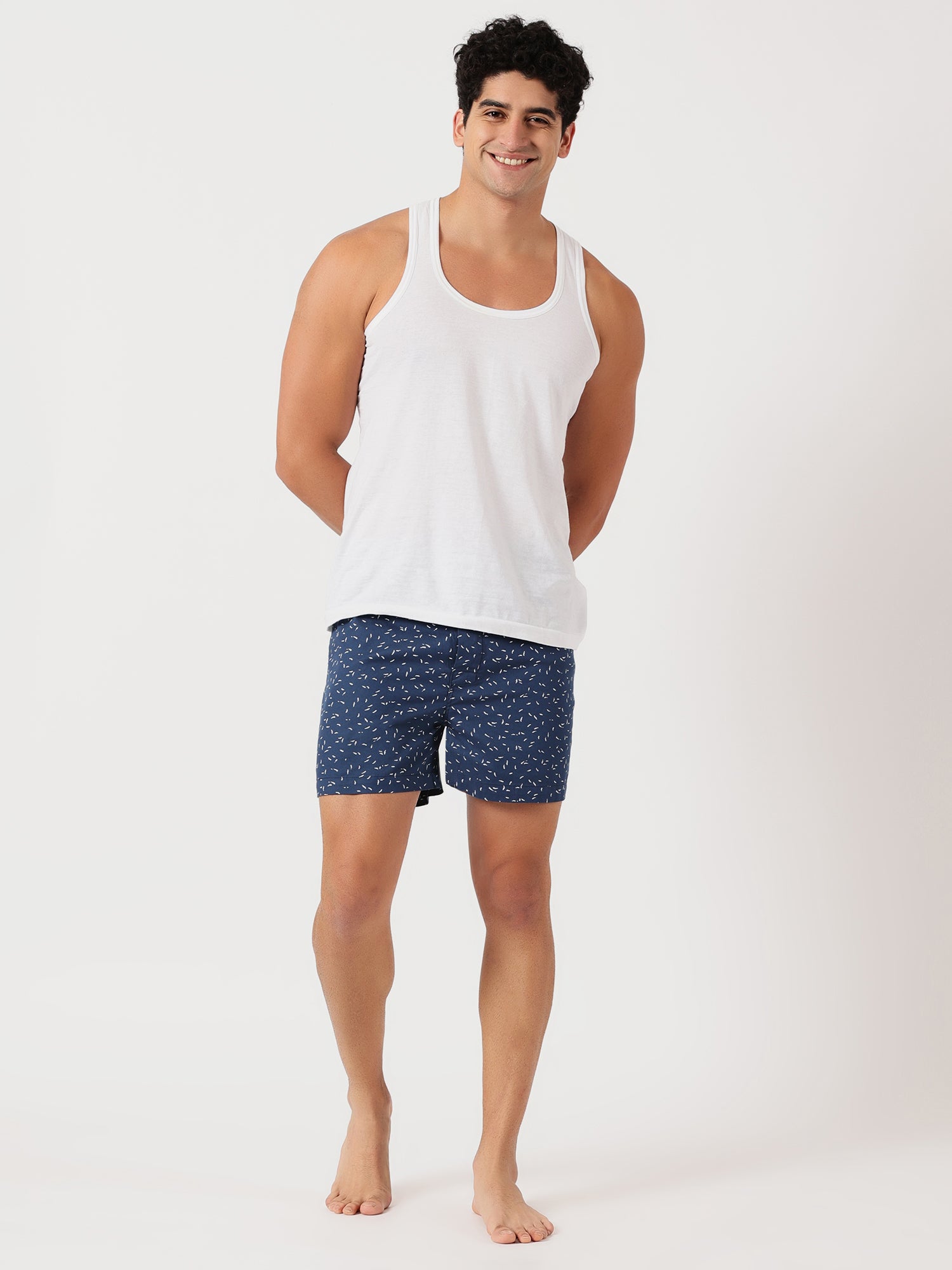 Thomas Scott Men Multicolor Cricket Club Regular Fit 100% Cotton Woven?Boxer Shorts (Pack of 3)