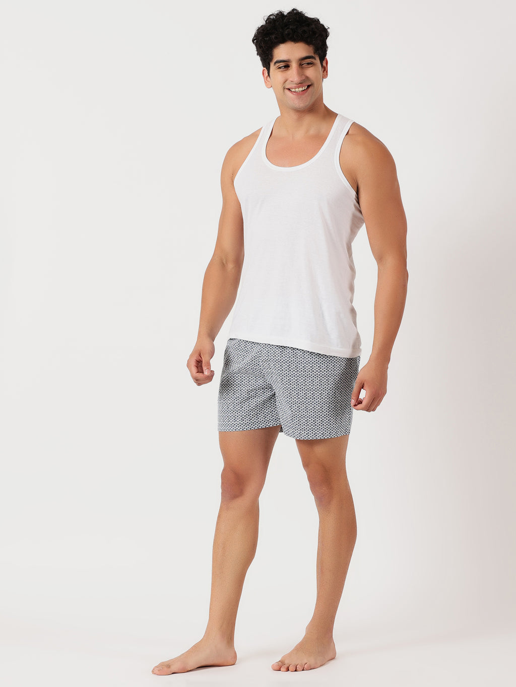 Thomas Scott Men Multicolor Cricket Club Regular Fit 100% Cotton Woven?Boxer Shorts (Pack of 3)