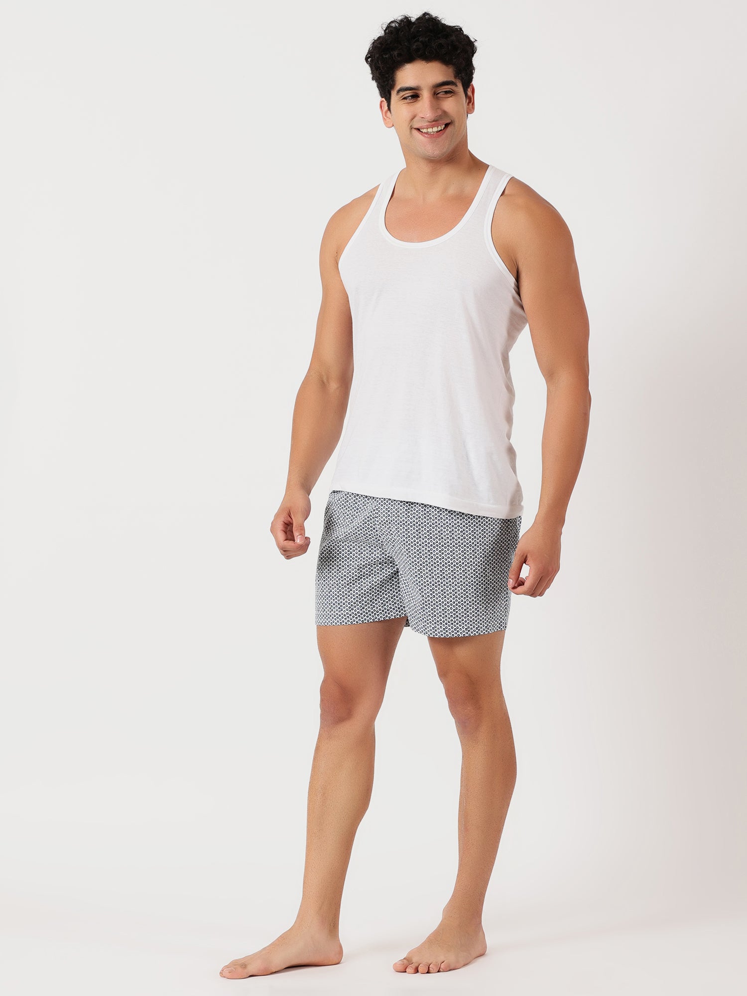 Thomas Scott Men Multicolor Cricket Club Regular Fit 100% Cotton Woven?Boxer Shorts (Pack of 3)