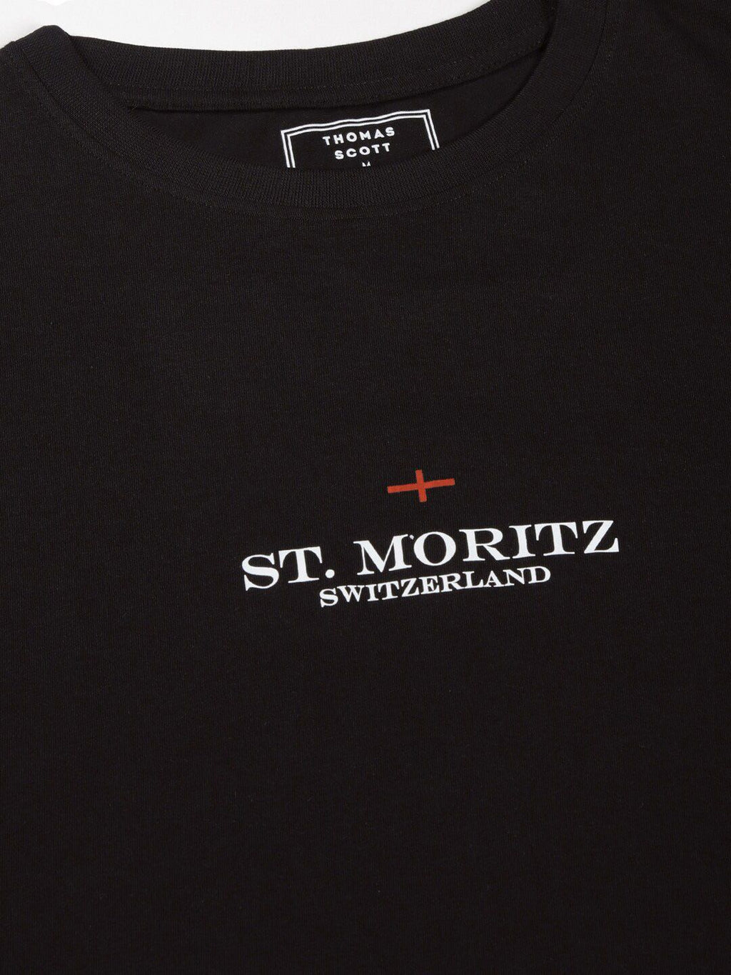 Black Oversized Short Sleeves Round Neck Typography Printed Knitted Cotton Tshirt For Men