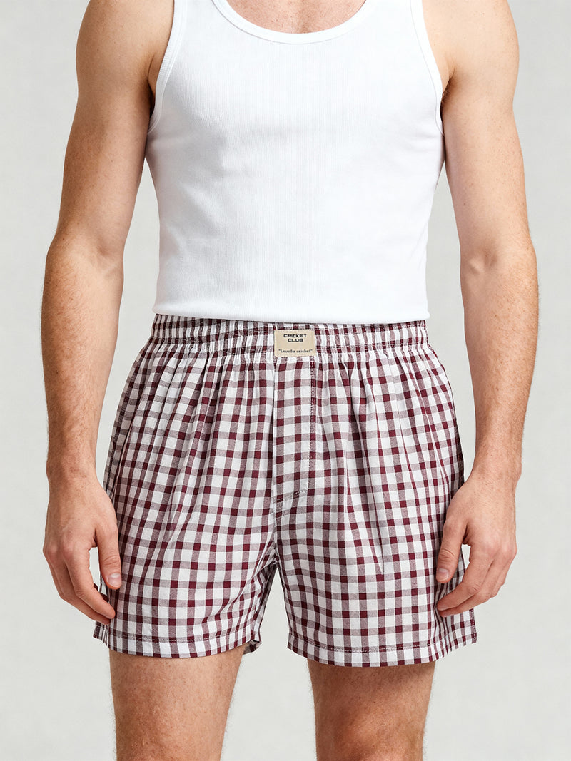 Thomas Scott Men Multicolor Regular Fit 100% Cotton Woven Boxers (Pack of 3)
