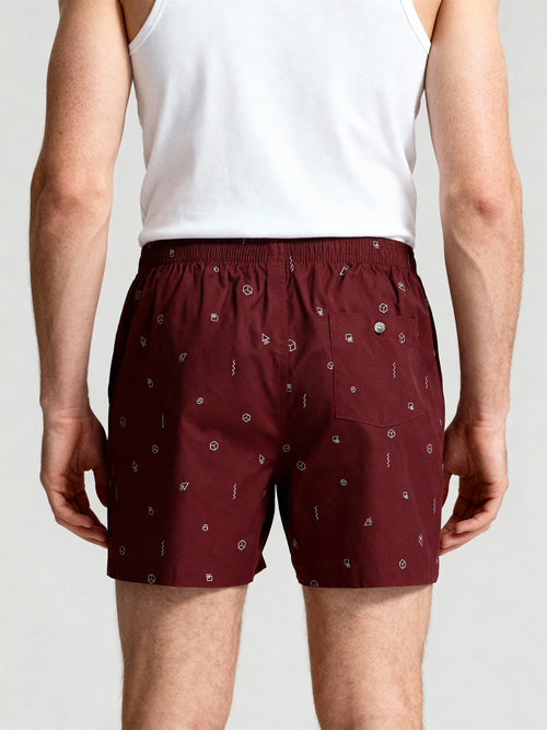 Thomas Scott Men Multicolor Regular Fit 100% Cotton Woven Boxers (Pack of 3)