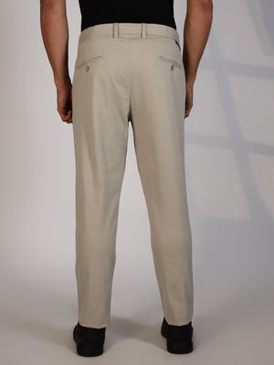 Thomas Scott Men Grey Regular Fit Mid-Rise Woven Chinos Trouser