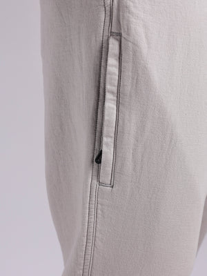 Thomas Scott Men Grey Mid-Rise Straight Fit Woven Chino Trousers