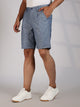 Thomas Scott Men Blue Mid-Rise Regular Fit Woven Linen Chino Shorts