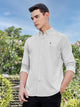 Thomas Scott Men Beige Slim Fit Long Sleeves Button-Down Collar Solid Casual Shirt