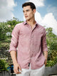 Thomas Scott Men Pink Slim Fit Long Sleeve Abstract Print Casual Shirt