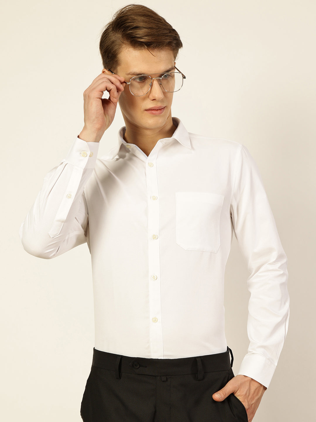 Thomas Scott Men Smart Opaque Formal Shirt
