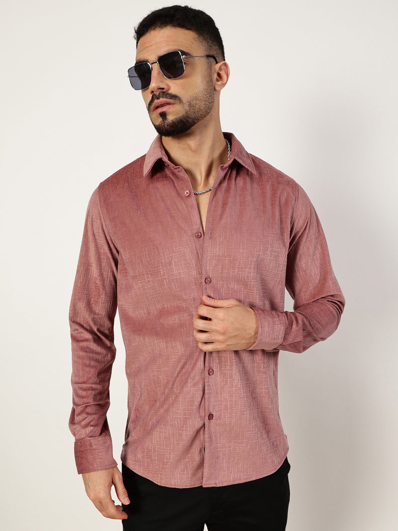 Thomas Scott Men Premium Slim Fit Opaque Casual Shirt