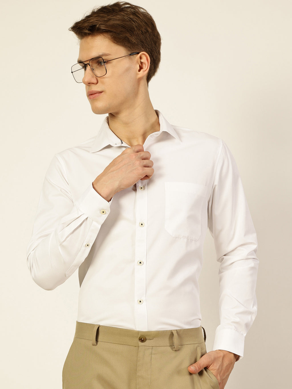 Thomas Scott Men Smart Opaque Formal Shirt