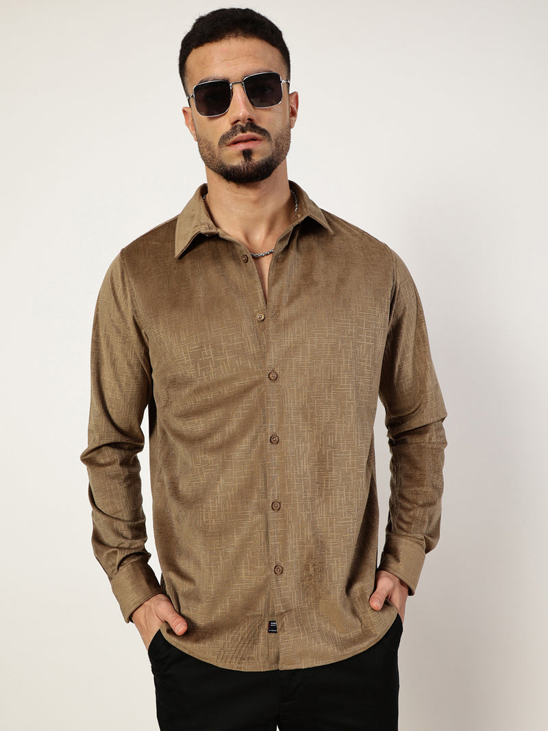 Thomas Scott Men Premium Slim Fit Opaque Casual Shirt