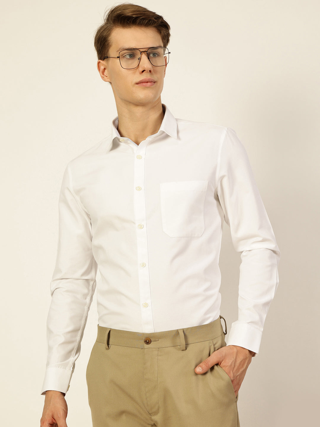 Thomas Scott Men Smart Opaque Formal Shirt