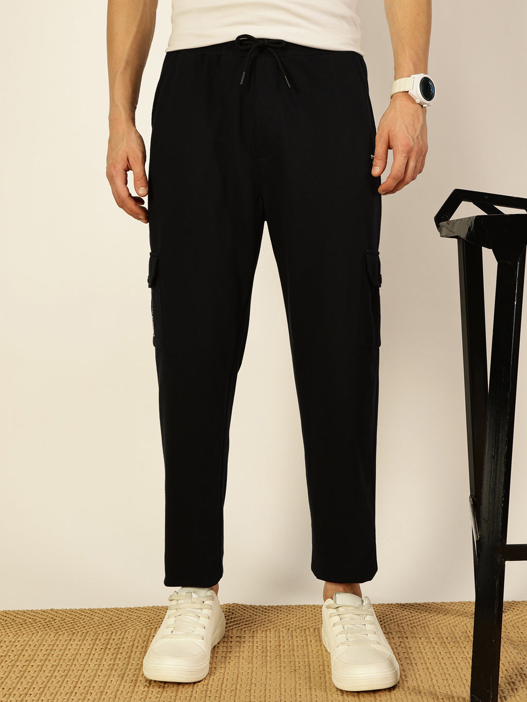 Thomas Scott Men Mid-Rise Track Pants