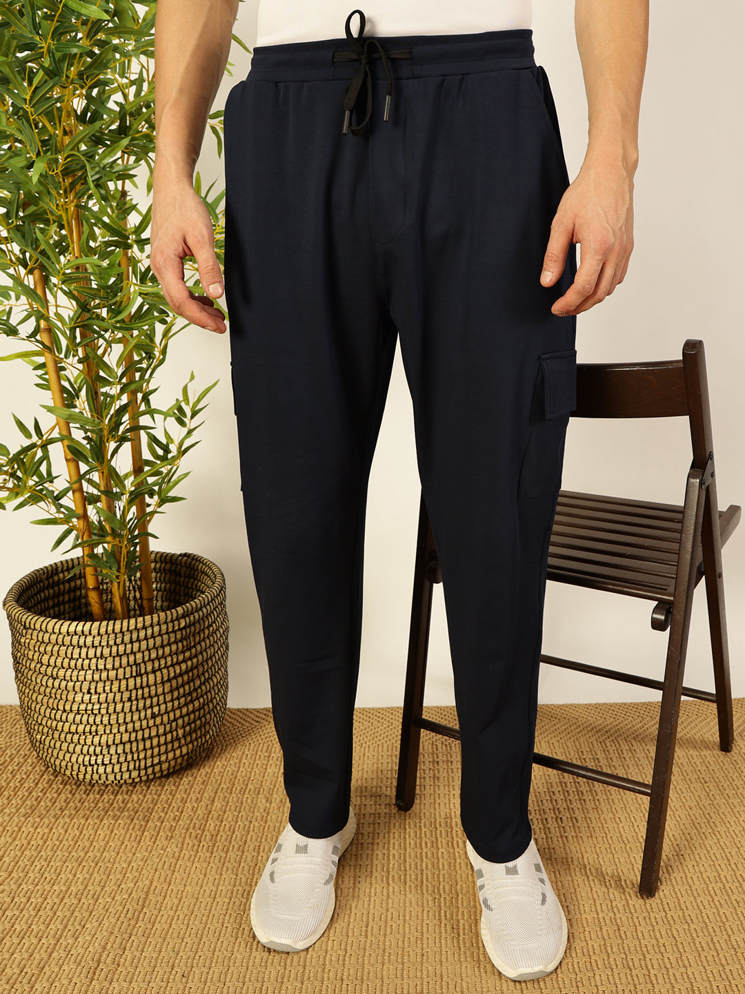 Thomas Scott Men Relaxed Fit Mid Rise Track Pants
