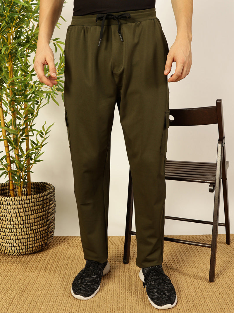 Thomas Scott Men Mid-Rise Relaxed-Fit Track Pants