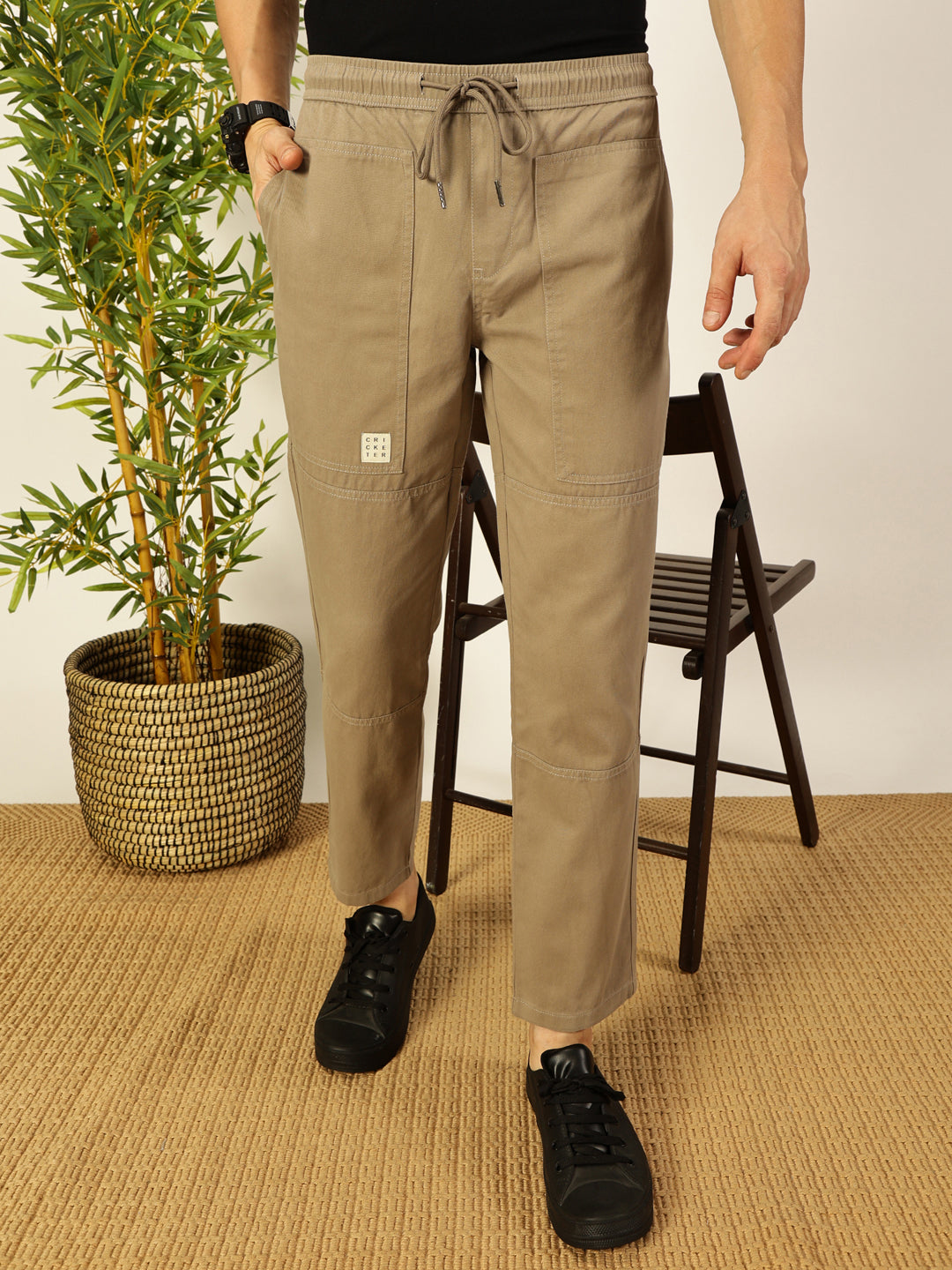 Thomas Scott Men Smart Easy Wash Joggers Trousers