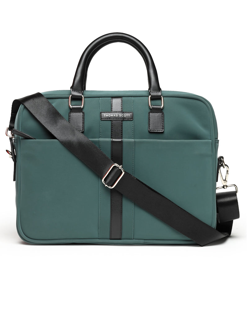 Thomas Scott Men PU Padded Laptop Bag