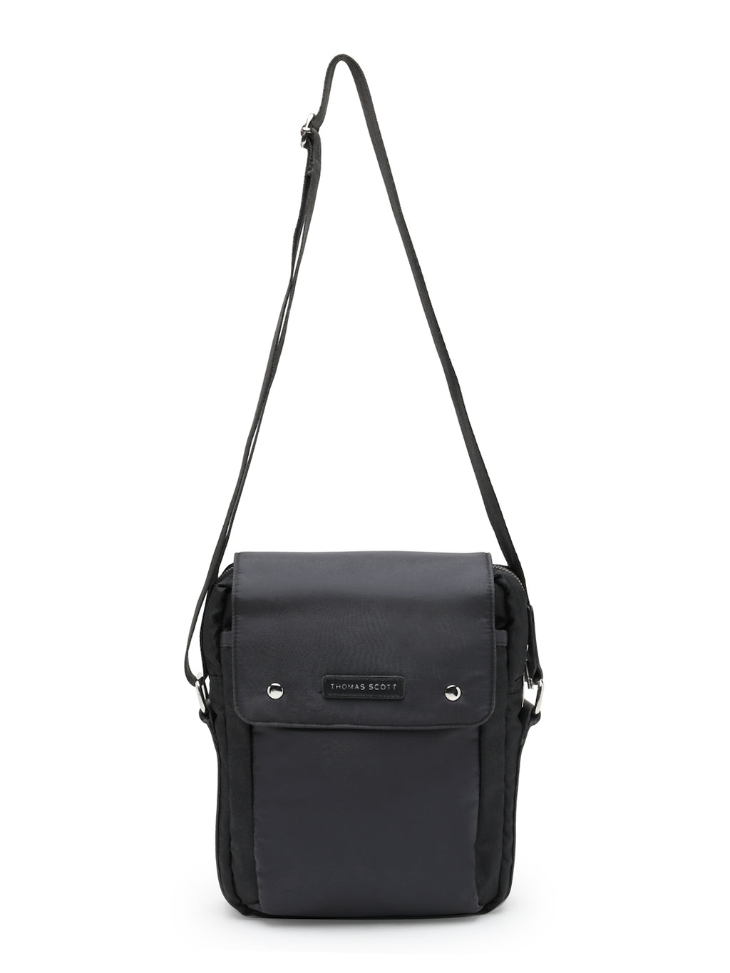 Thomas Scott Men Zippered Messenger Bag