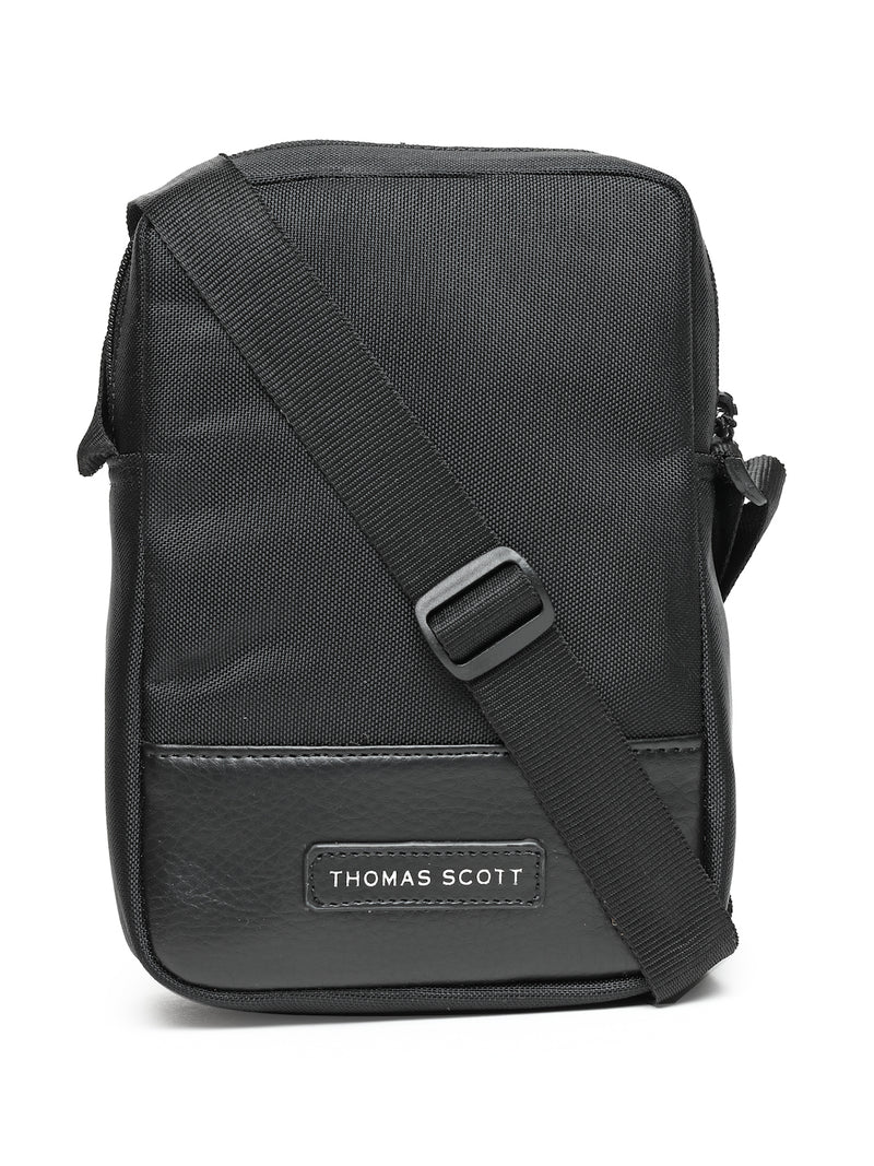 Thomas Scott Men Textured Messenger Bag