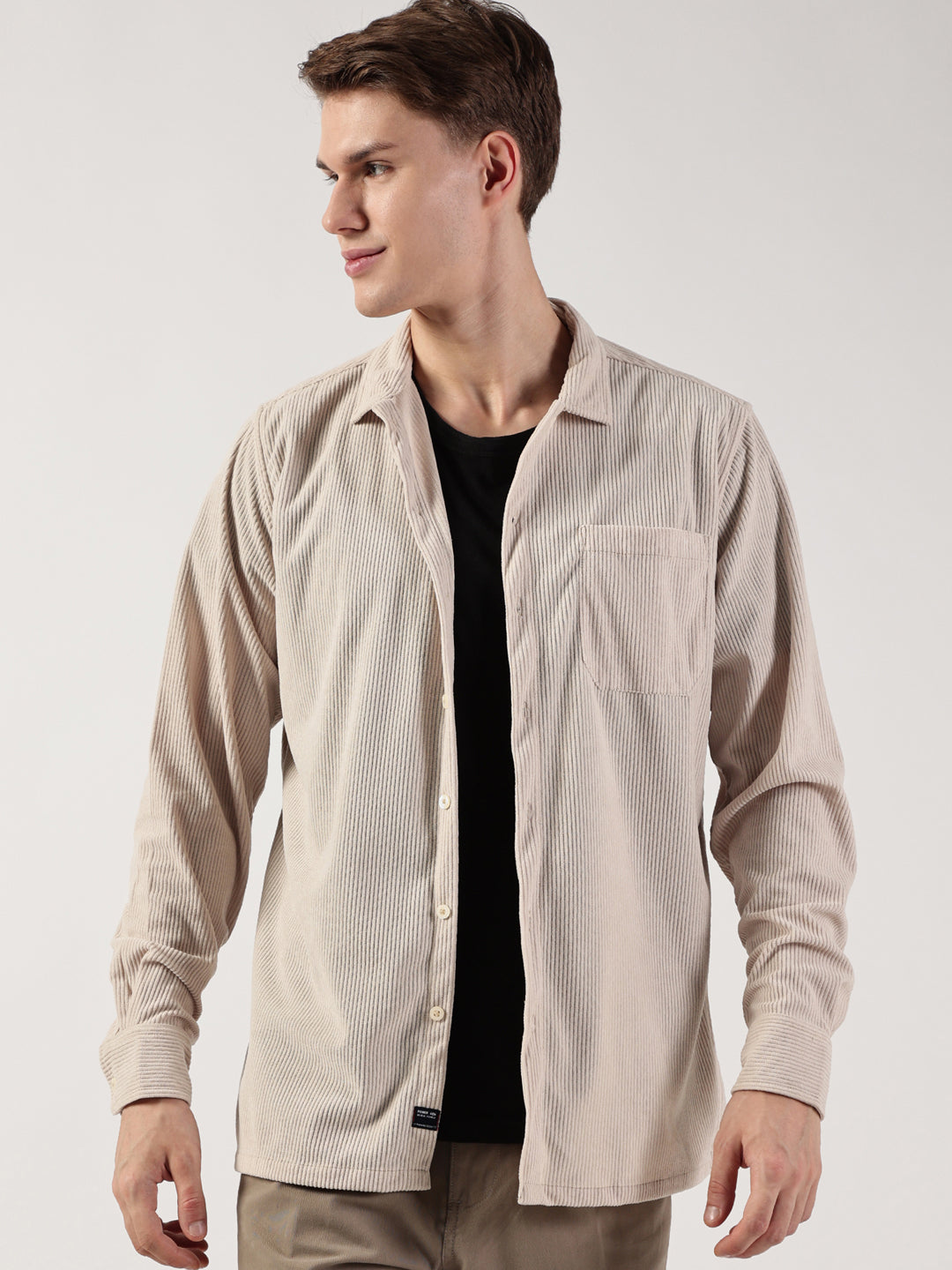Thomas Scott Men Striped Premium Opaque Casual Shirt