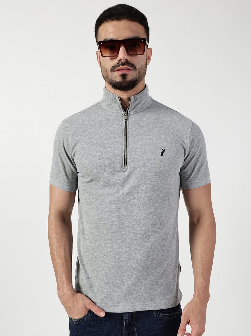 Thomas Scott Men High Neck Slim Fit T-shirt