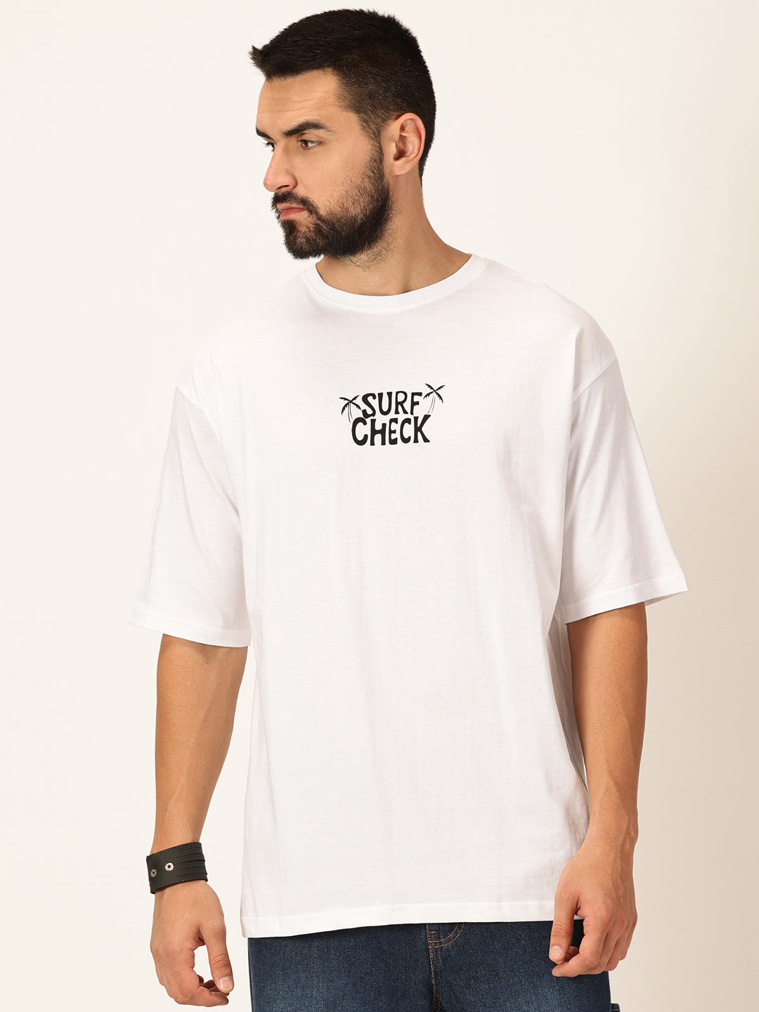 Thomas Scott Men Round Neck Typography Bio Finish Cotton T-shirt