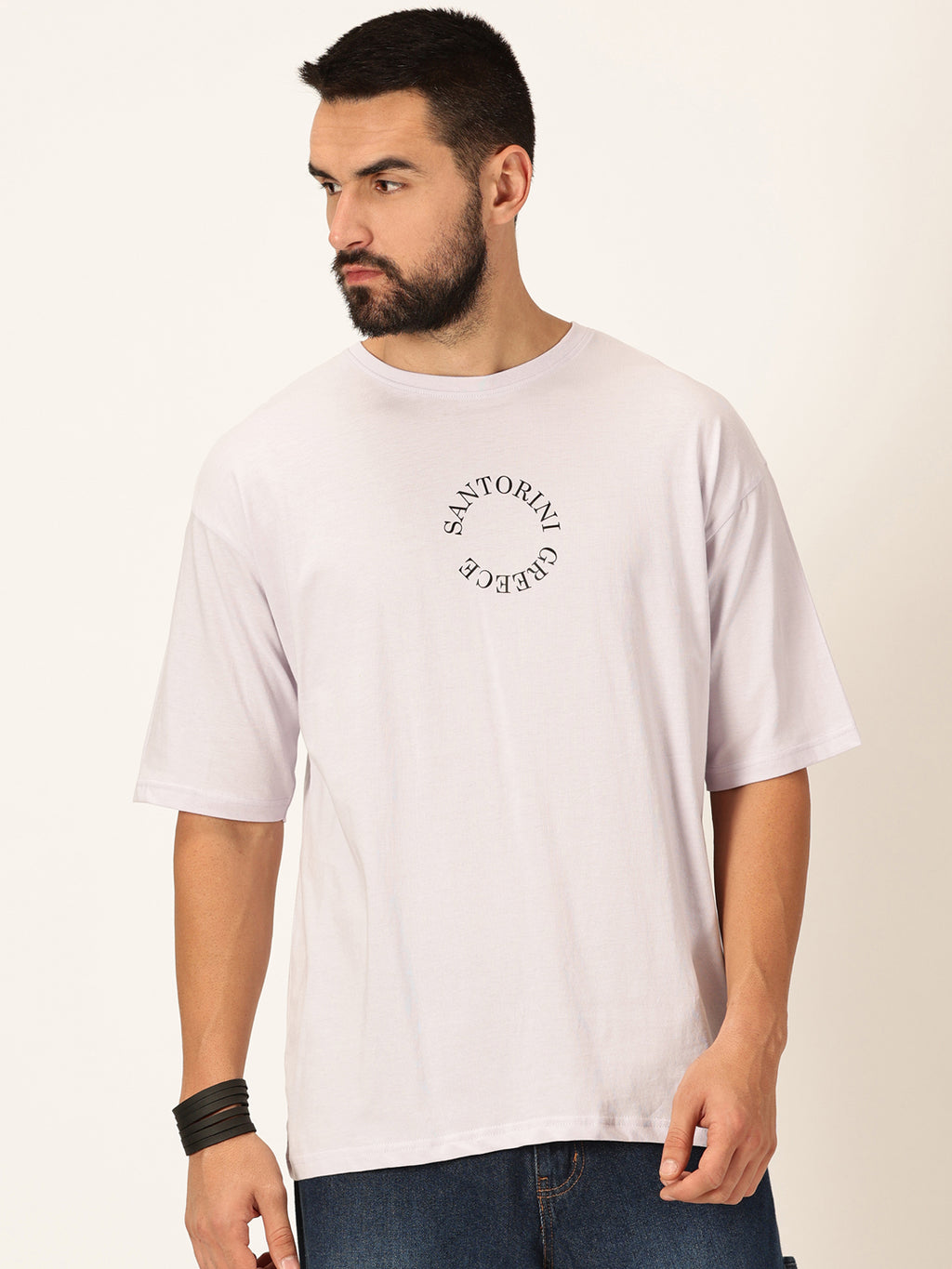 Thomas Scott Men Round Neck Printed Cotton T-shirt