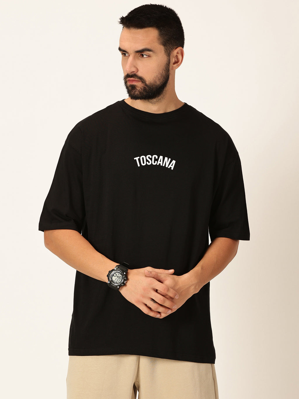 Thomas Scott Men Round Neck Typography Bio Finish Cotton T-shirt
