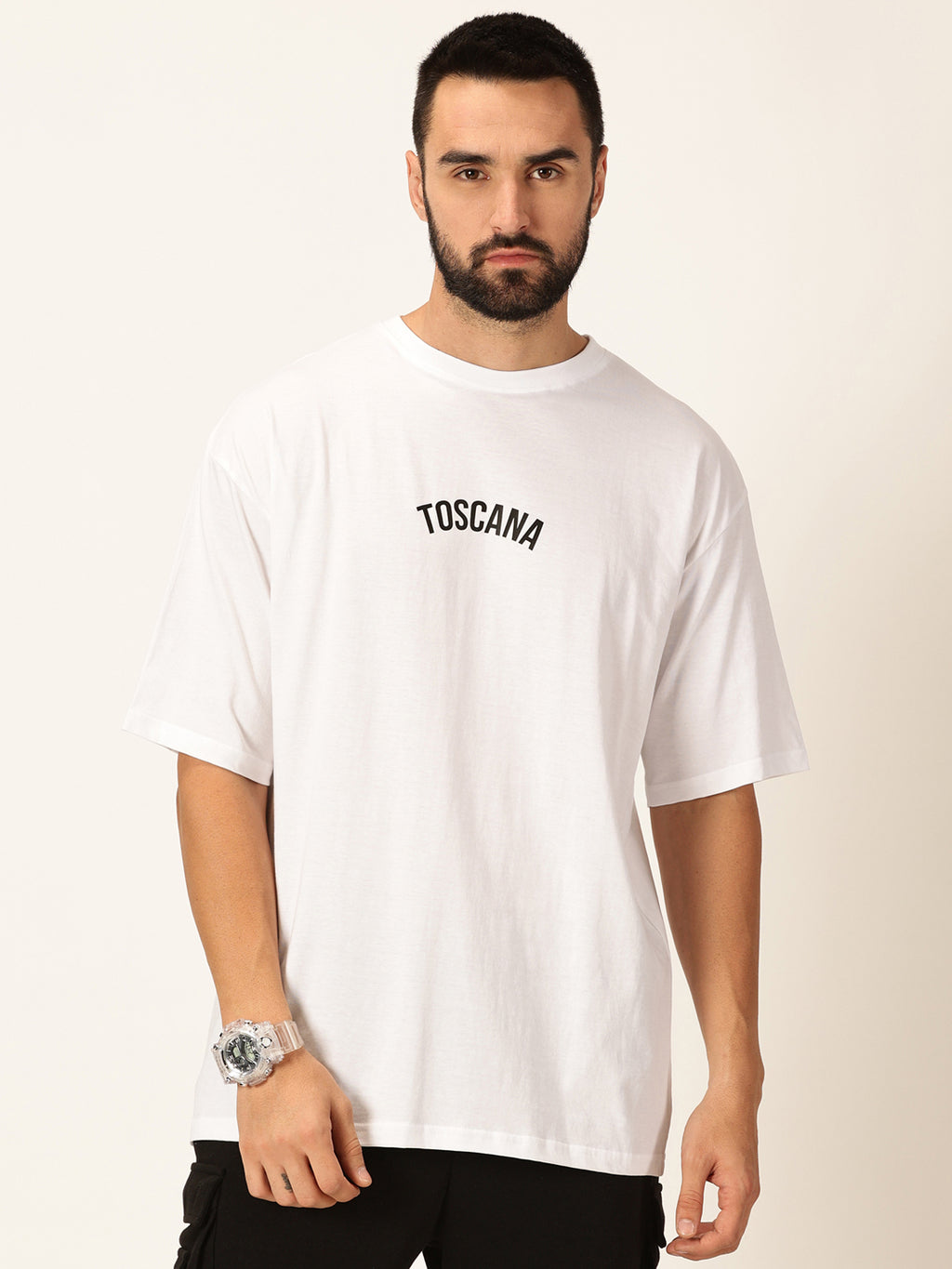 Thomas Scott Men Round Neck Typography Printed Bio Finish T-shirt