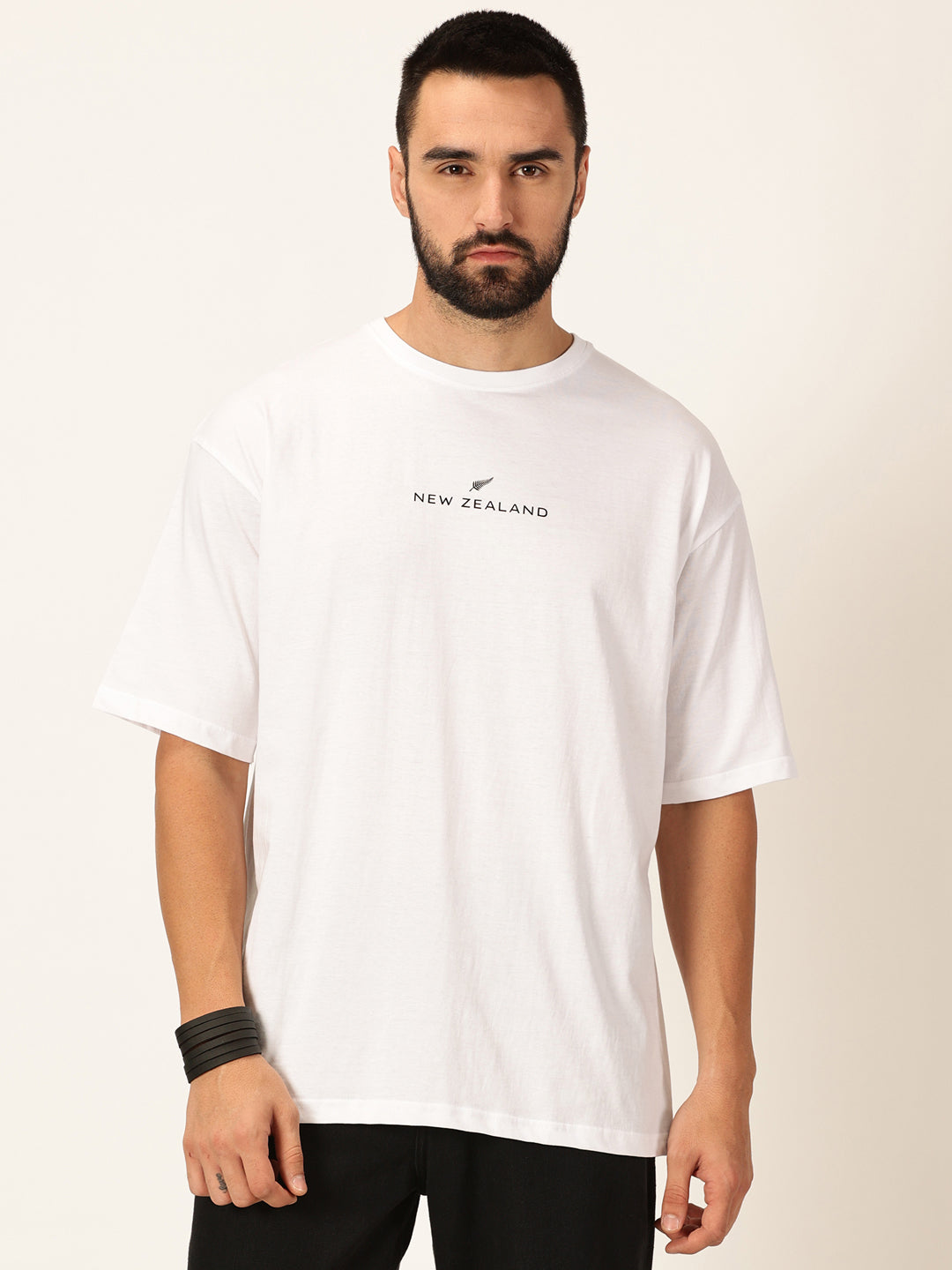 Thomas Scott Men Round Neck Typography Printed Bio Finish Cotton T-shirt