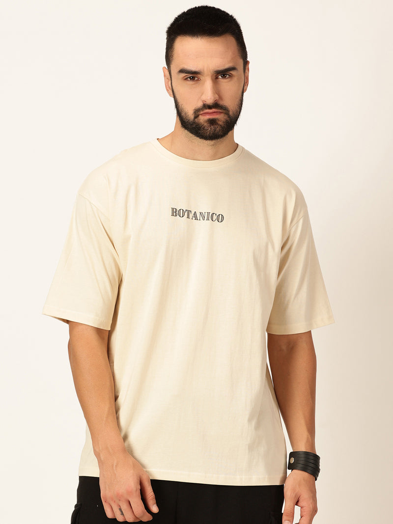 Thomas Scott Men Oversized Graphic Printed Bio Finish Cotton T-shirt