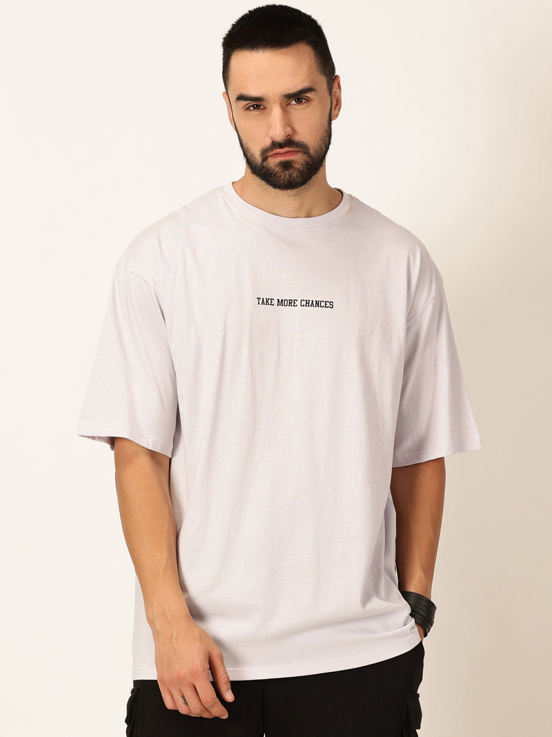 Thomas Scott Men Oversized Graphic Printed Cotton Drop-Shoulder Sleeves Bio Finish T-shirt