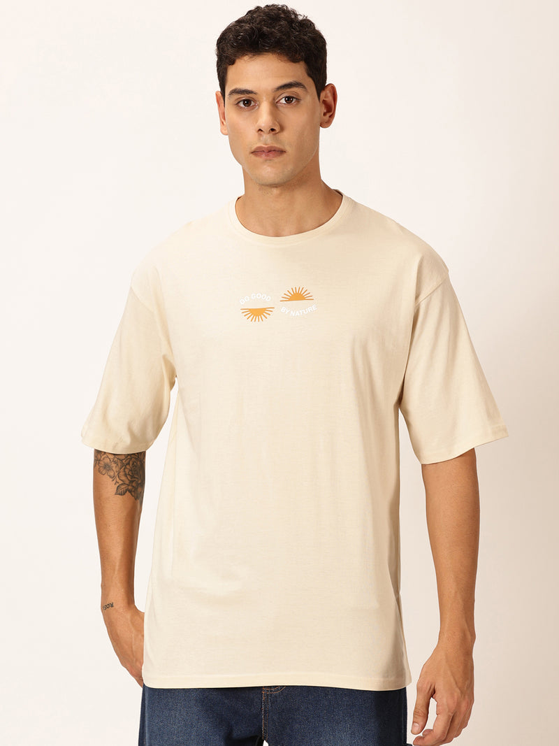 Thomas Scott Men Round Neck Cotton Oversized T-shirt