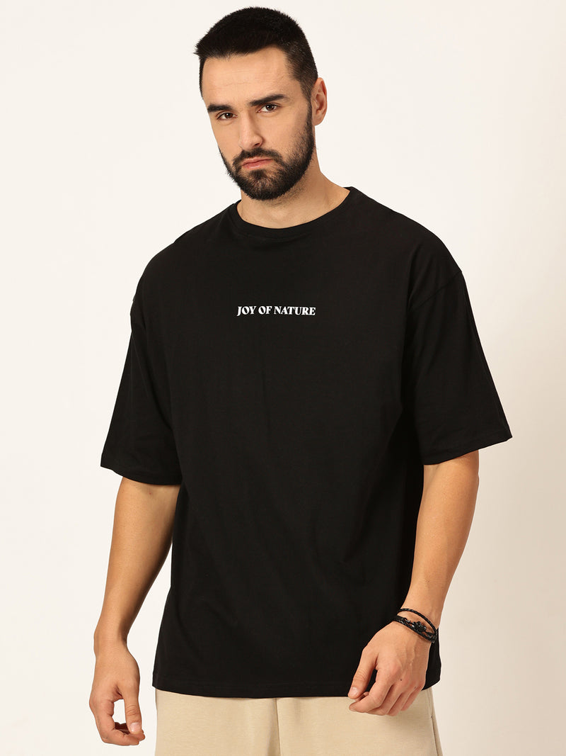 Thomas Scott Men Oversized Graphic Printed Drop-Shoulder Sleeves Cotton Bio Finish T-shirt