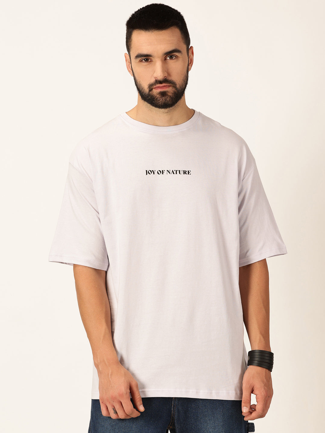 Thomas Scott Men Oversized Graphic Printed Cotton Bio Finish T-shirt