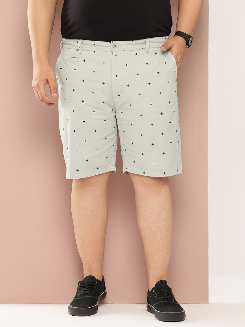 Thomas Scott Men Plus Size Printed Outdoor Shorts