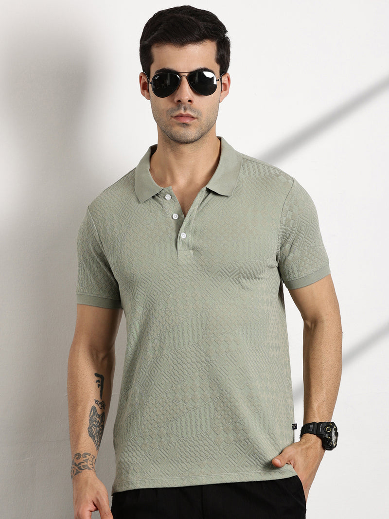 Thomas Scott Men Pista Polo Collar T-shirt